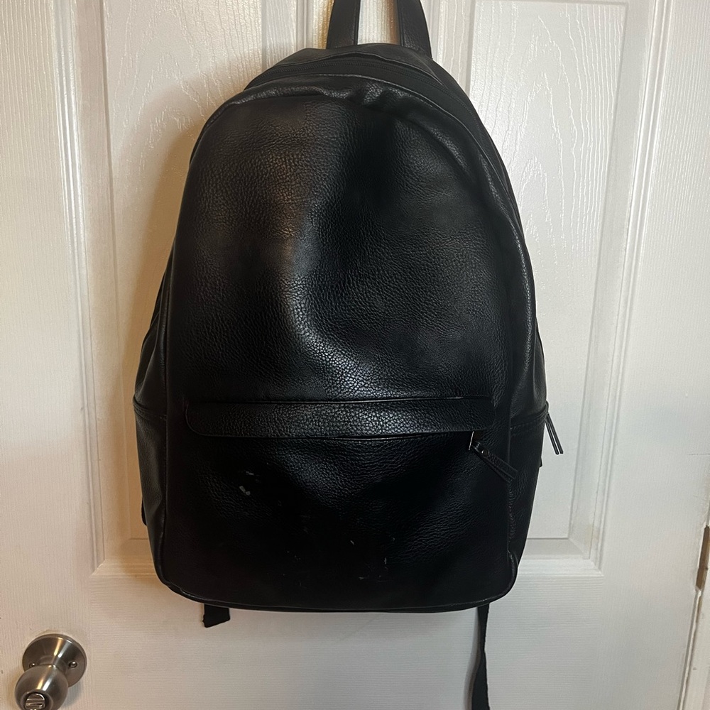 Pleather backpack